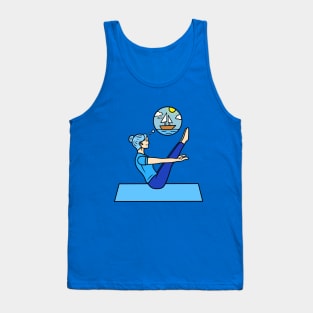 Yoga boat pose Tank Top